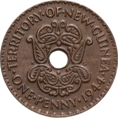 купить Новая Гвинея 1 пенни (penny) 1944