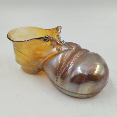 купить Пепельница "Башмачок", стекло, люстр, СССР, 1970-1990 гг.