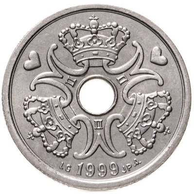 купить Дания 2 кроны (kroner) 1999