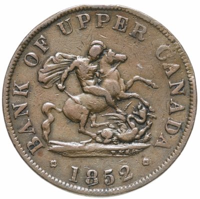 купить Канадские провинции 1/2 пенни 1852