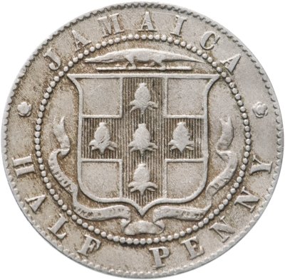 купить Ямайка 1/2 пенни (penny) 1906