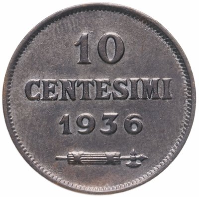купить Сан-Марино 10 чентезимо 1936