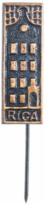 купить Значок Латвийской ССР 1965 г "Riga", иголка