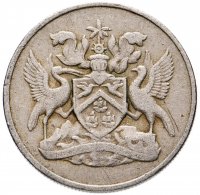 Купить Тринидад и Тобаго 25 центов (cents) 1972