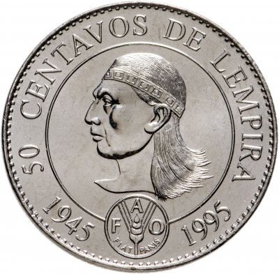 купить Гондурас 50 сентаво (centavos) 1994 "50 лет ФАО"