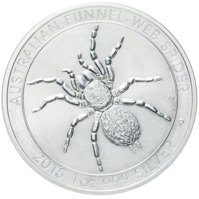 купить Австралия 1 доллар (dollar) 2015 P Australian Funnel-Web Spider (австралийский паук)