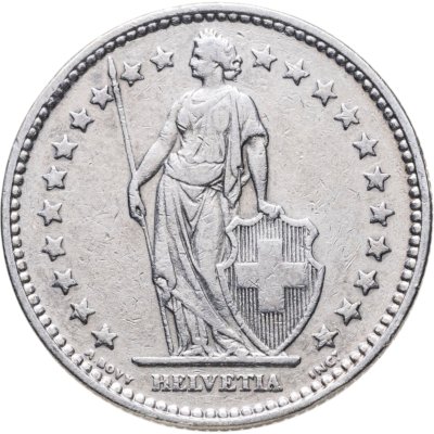 купить Швейцария 2 франка (franc) 1921