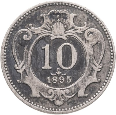 купить Австрия 10 геллеров (heller) 1895