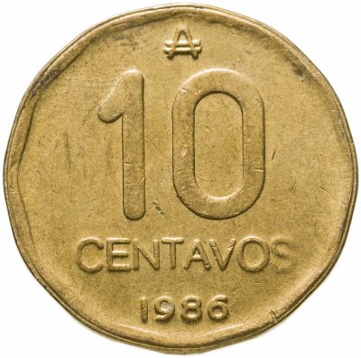 купить Аргентина 10 сентаво (centavos) 1985-1988, случайная дата