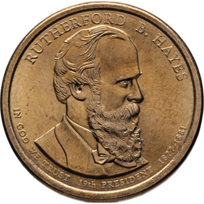 купить США 1 доллар (dollar) 2011 D Президент США - Ратерфорд Хейз (1877-1881) знак монетного двора: "D" - Денвер