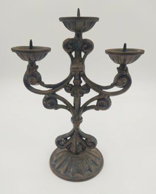 купить Подсвечник фигурный на три свечи, металл, СССР, 1970-1990 гг.