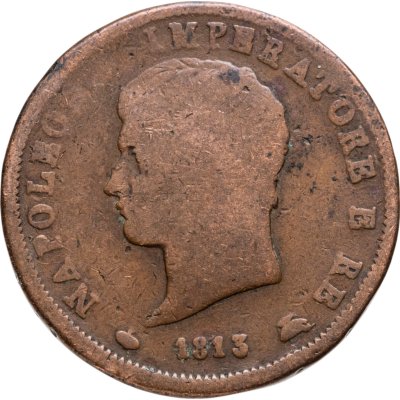 купить Королевство Италия 1 сольдо 1813 Наполеон Бонапарт