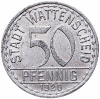 купить Германия, Ваттеншайд 50 пфеннигов 1920
