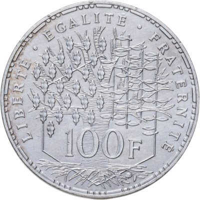 купить Франция 100 франков (francs) 1982 Пантеон