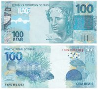 купить Бразилия 100 реалов 2010 (Pick 257)