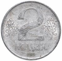 Купить Германия (ГДР) 2 марки 1957-1990, случайная дата