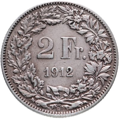 купить Швейцария 2 франка 1912