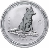 Купить Австралия 1 доллар 2006 «Восточный календарь-год Собаки»