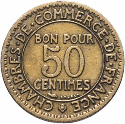 купить Франция 50 сантимов 1921-1929 случайный год