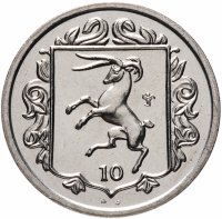 купить Остров Мэн 10 пенсов (pence) 1985