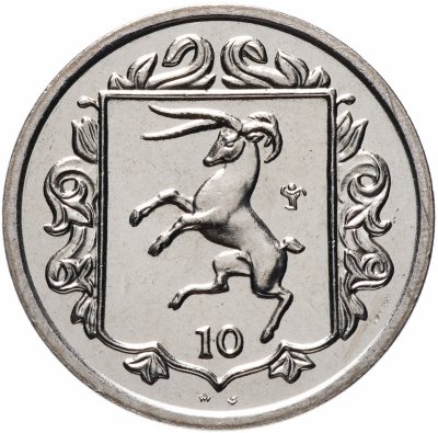 купить Остров Мэн 10 пенсов (pence) 1985