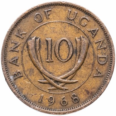 купить Уганда 10 центов (cents) 1966-1968, случайная дата