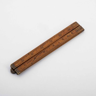 купить Линейка складная, дерево, латунь, компания "Alfred Field & Co", г. Бирмингем, Великобритания, 1863-1888 гг.