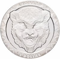 купить Сьерра-Леоне 1 доллар 2019 "Леопард"