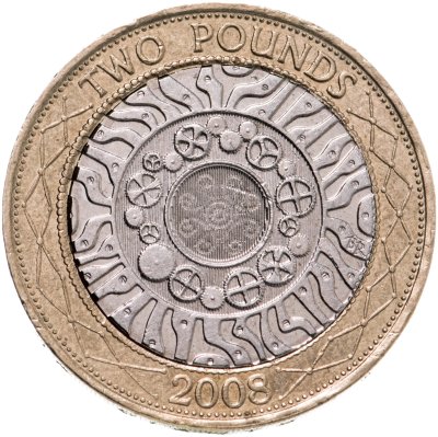 купить Великобритания 2 фунта (pounds) 2008