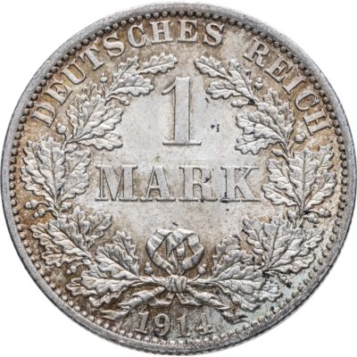 купить Германия 1 марка (mark) 1914 A знак монетного двора: "A" - Берлин