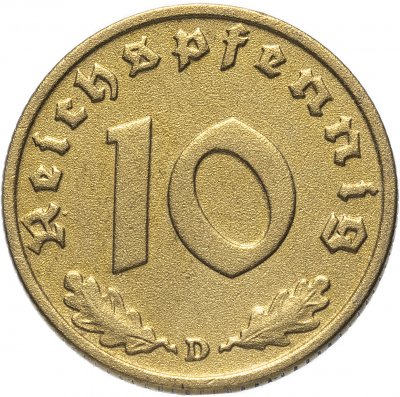 купить Третий рейх / Германия 10 рейхспфеннигов (reichspfennig) 1937