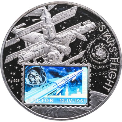 купить Ниуэ 1 доллар 2012 Полет к звездам - Орбитальная станция "Мир"