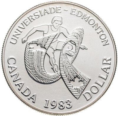 купить Канада 1 доллар (dollar) 1983 "XII Универсиада в Эдмонтоне"