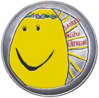 Купить Латвия 5 евро 2018 Proof "Моя Латвия"