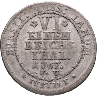 купить Германия Гессен-Кассель 1/6 талера 1767