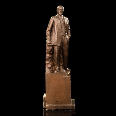 купить Скульптура "В.И. Ленин", гипс, краска, Всекохудожник, СССР, 1920-1930 гг.