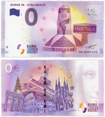 купить 0 евро (euro) «Высадка в Нормандии- Плацдарм "Юта"» 2017 1-серия(UE LQ-1)