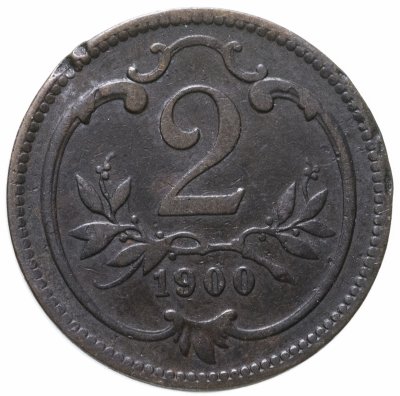 купить Австрия 2 геллера (heller) 1892-1915 случайный год