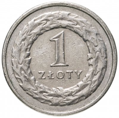 купить Польша 1 злотый (zloty) 1990-2016, случайная дата