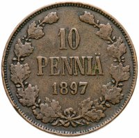 купить 10 пенни (pennia) 1897