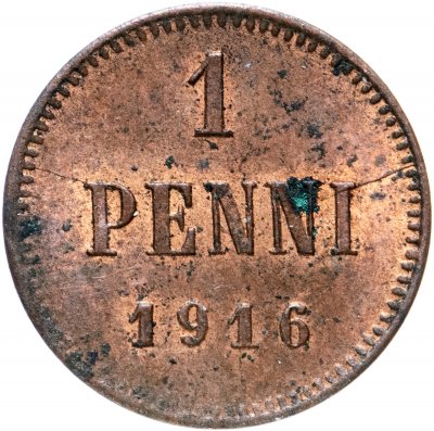 купить 1 пенни (penni) 1916