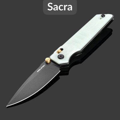 купить Складной нож Real Steel Sacra (7711NB), сталь K110, рукоять G10