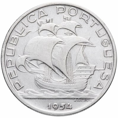 купить Португалия 10 эскудо (escudos) 1954