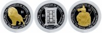 Купить Новая Зеландия 1 доллар 2006 набор из 3х монет "Хроники Нарнии: Лев, колдунья и платяной шкаф" в футляре, с сертификатом