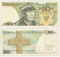 купить Польша 50 злотых 1975 (1982) (Pick 142b)