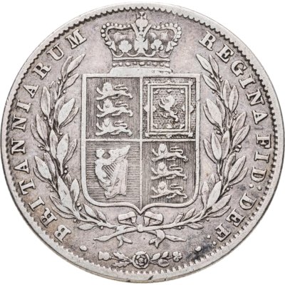 купить Великобритания 1/2 кроны (crown) 1845