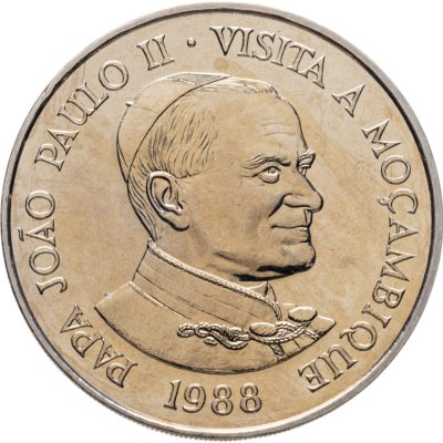 купить Мозамбик 1000 метикалов (meticais) 1988 Визит Иоанна Павла II