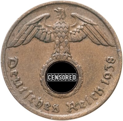 купить Германия (Третий рейх) 1 рейхспфенниг (reichspfennig) 1938