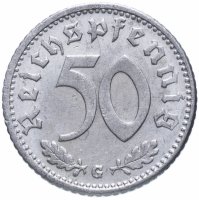 купить Германия (Третий рейх) 50 рейхспфеннигов (reichspfennig) 1940 G