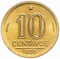 купить Бразилия 10 сентаво (centavos) 1955 Жозе Бонифасиу де Андрада и Силва
